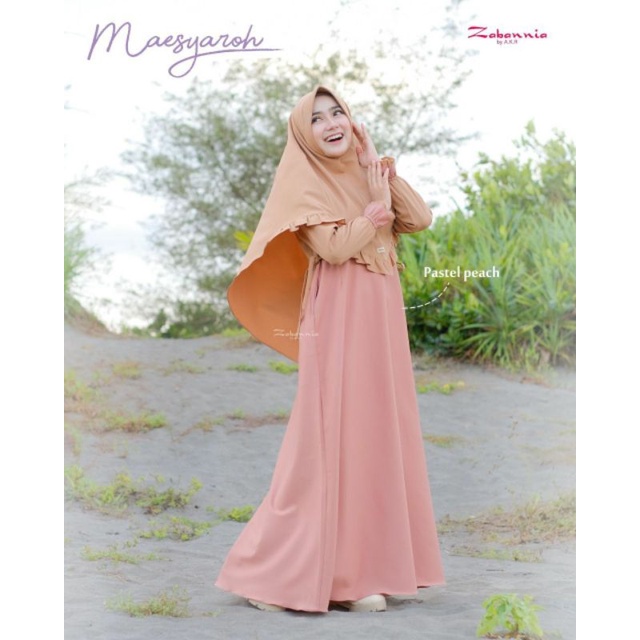 GAMIS MAESYAROH SATU SET HIJAB •  ZABANNIA