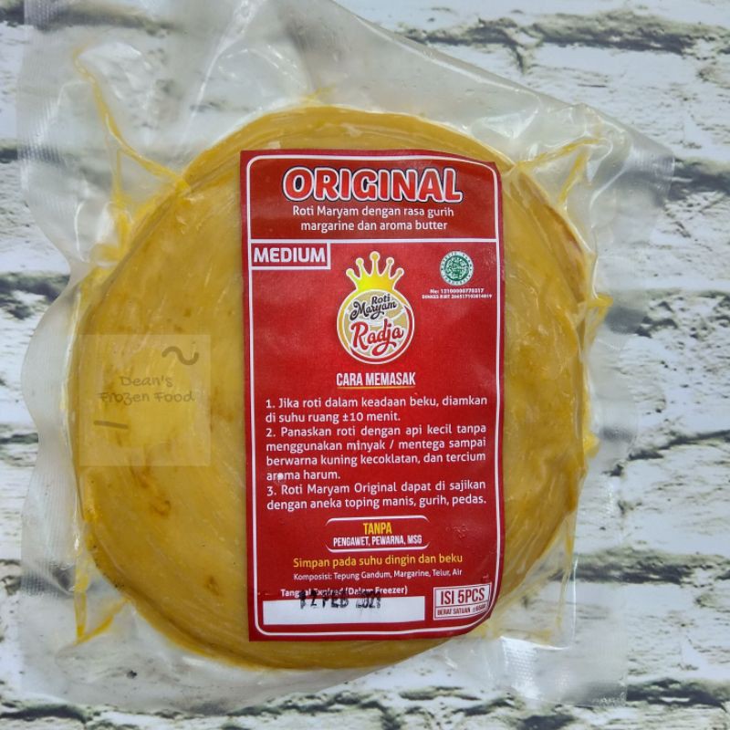 

Isi 5 Roti Maryam Canai Cane Original Frozen