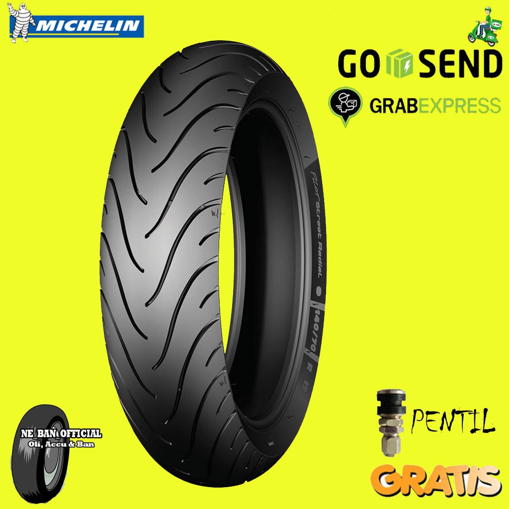 BAN MOTOR MICHELIN PILOT STREET 70/90 RING 17 TUBELESS