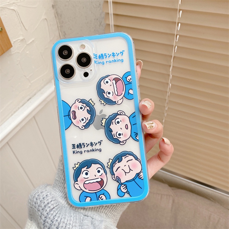 IPHONE Kartun Lucu Pangeran Ponsel Pelindung Soft Case Cover Untuk Iphone7 8 PLUS X XR XS 11 12 13 PRO MAX SE 2020 Pelindung Tahan Guncangan