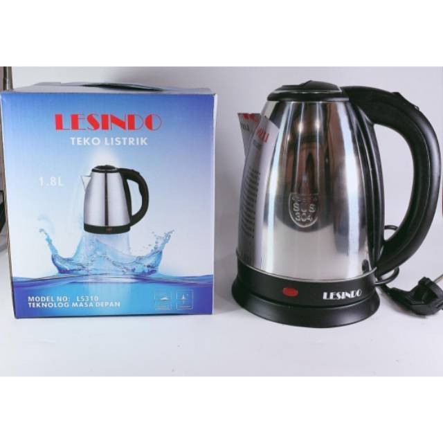 Teko Listrik 1.8 Liter Teko Listrik Stainless Steel Teko Pemanas Air