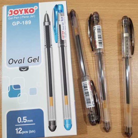 

Pulpen/Pena Joyko Gp-189/Gel Pen/0.5 mm/Oval gel
