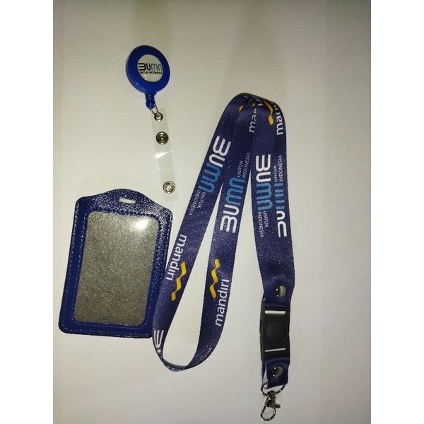 

Tali Id Card BUMN MANDIRI+Holder+YoYo