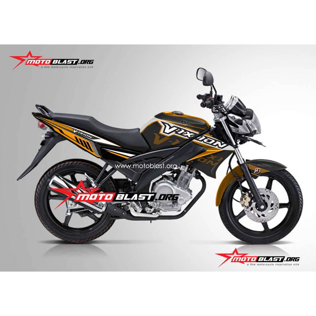 Decal Stiker Vixion Livery Sport Shopee Indonesia