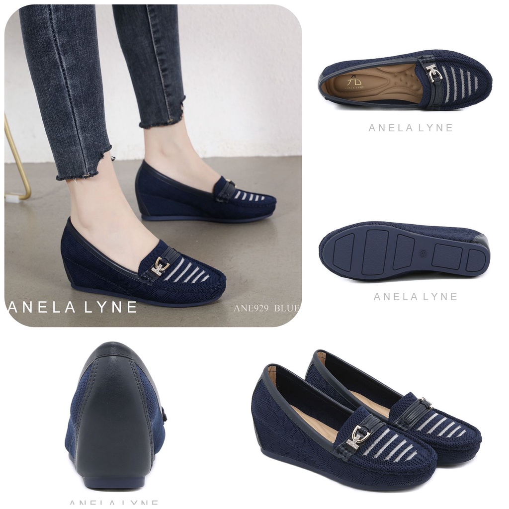 ANELA LYNE SALLIE SEPATU WEDGES ANE929 ORIGINAL