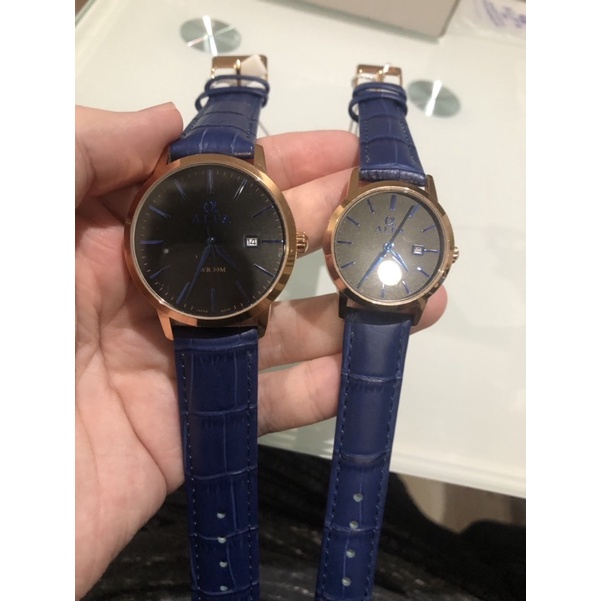 JAM TANGAN PRIA WANITA COUPLE KULIT ALFA  55035M ORIGINAL 1000%