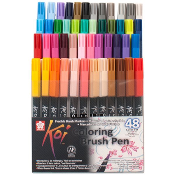 

Murah Sakura Koi Coloring Brush - 48 Color Set Spesial