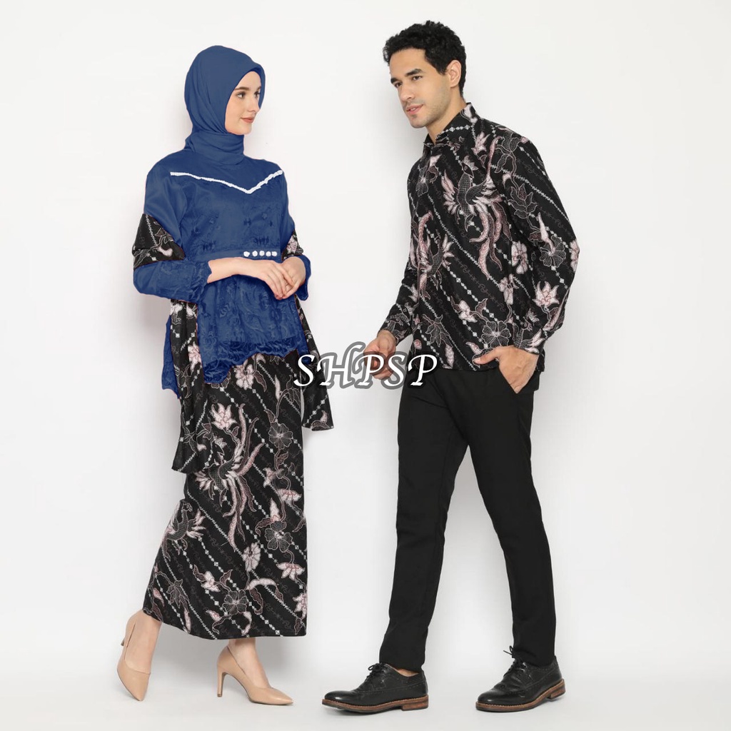 New Collection - SHOPASHOP SOLO Batik Kebaya Couple Jesicca Tulle Mutiara Couple Tunangan/ Kebaya Wisuda/ Couple Engagement/ Bridesmaid/ Pager Ayu/ Couple Hits 2022