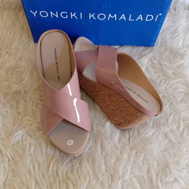  Wedges  Sandal  Yongki  Komaladi  Size 36 40 Shopee Indonesia