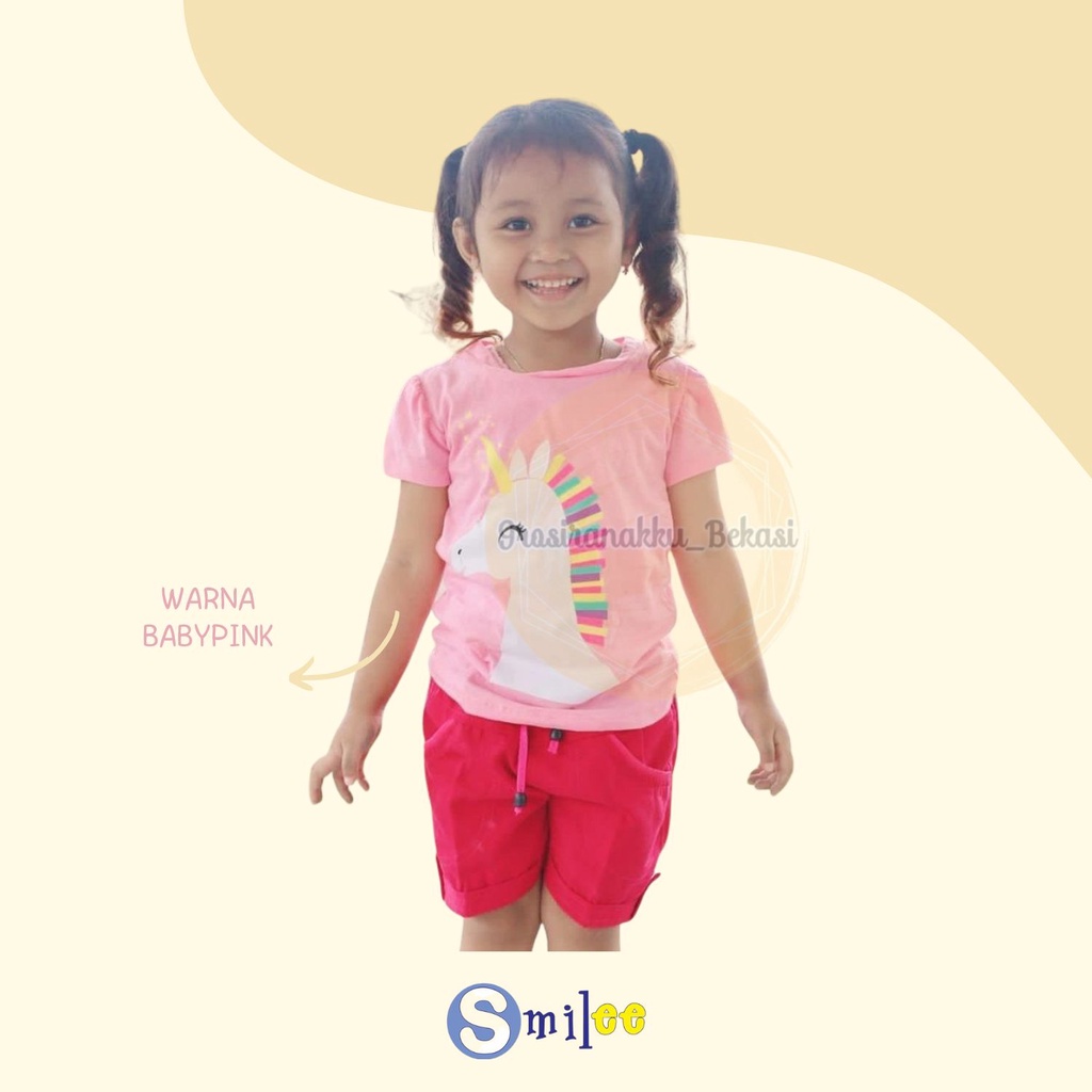 Setelan Anak Smilee Cewe Mix Warna dan Motif Size 1-3Tahun