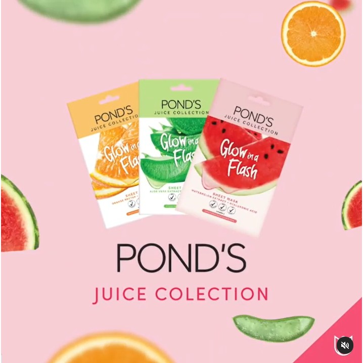 Pond's Juice Collection Sheet Mask, ponds