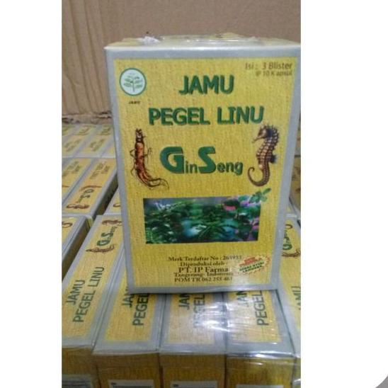 

( GROSIR ) JAMU PEGEL LINU GINGSENG ( Original ) ←➲ ☌ ☌