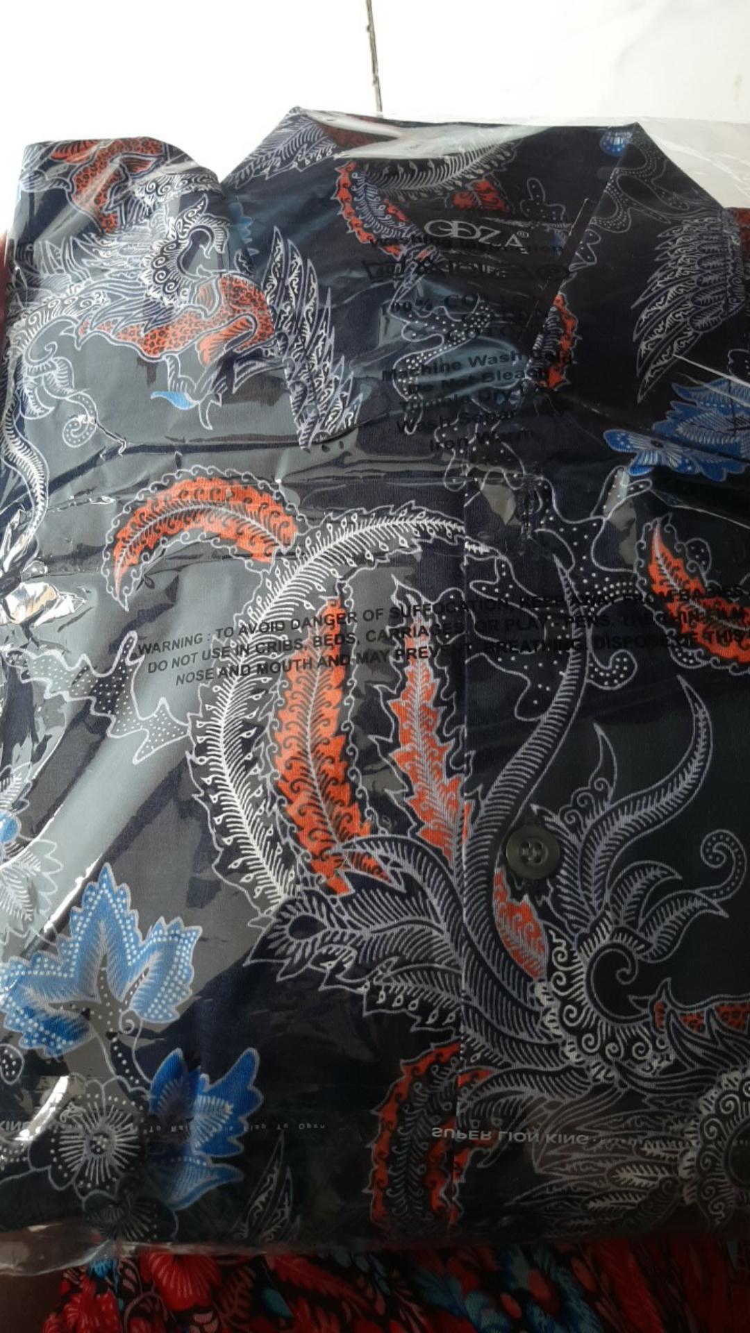 Odza Batik Lengan Panjang Kemeja Pria Batik Pekalongan Slimfit Modern Dutiata