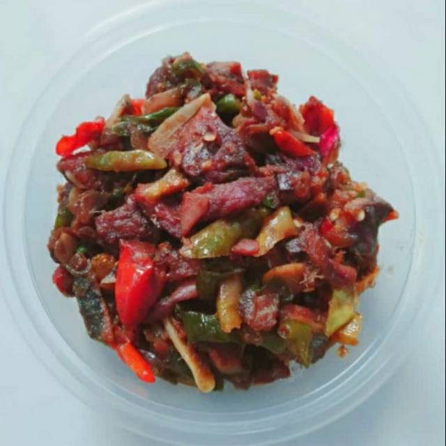 

Sambel ikan asin klotok