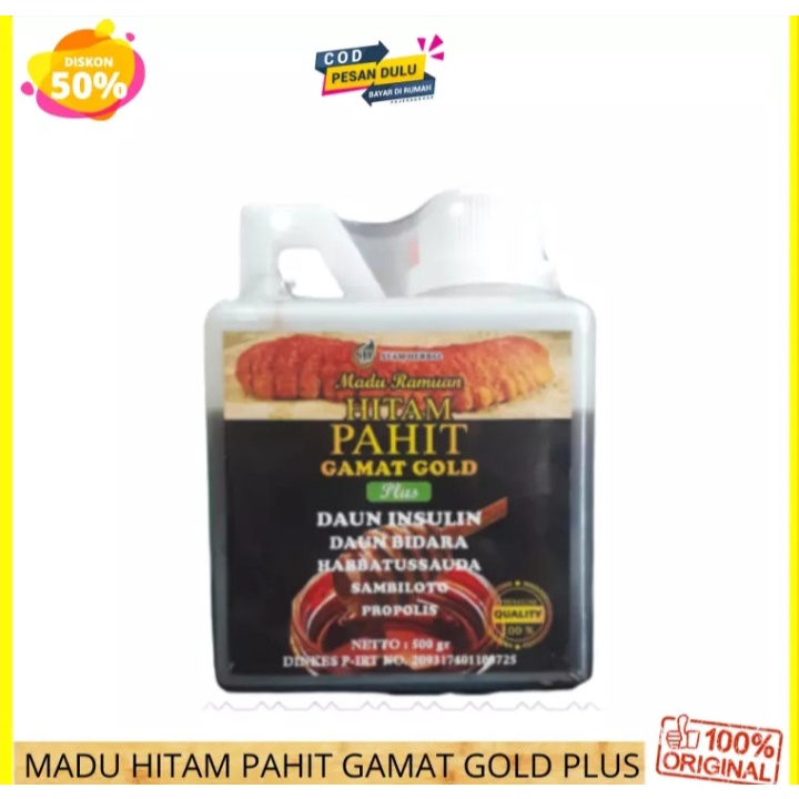 

Madu Hitam Pahit Gamat Gold SH 500grm