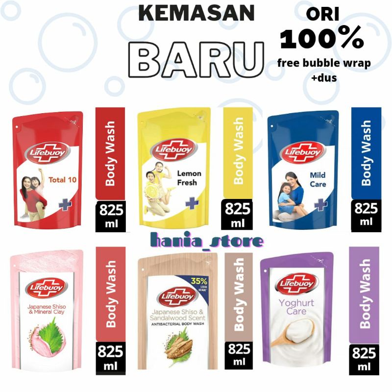 Lifebouy Sabun Cair 825ml (100% ORI) Lifebuoy refill cair all varian 825 ml murah paling murah antib