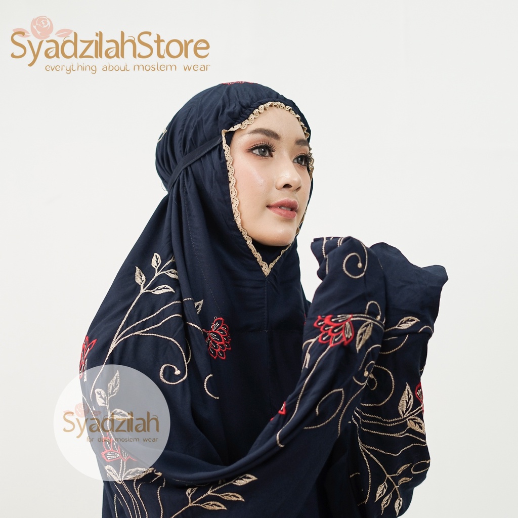 SYADZILAH - Mukena Terusan Dewasa Bordir Syafara