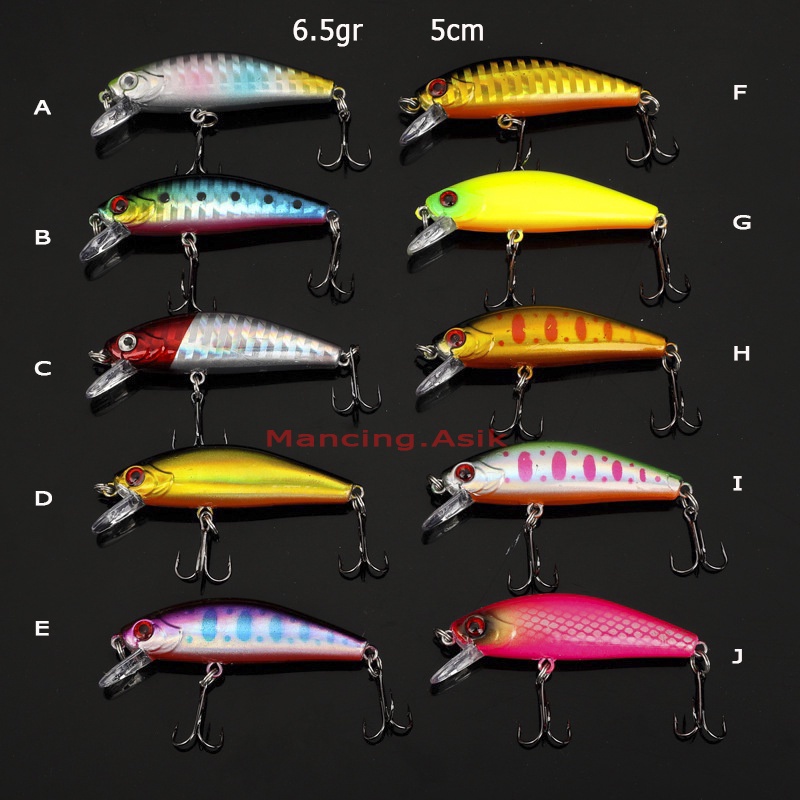 Minnow Copy Savior 6.5 gram 5 cm - Umpan Pancing Casting UL - Minnow Murah - Mino UL - Ultralight Fi