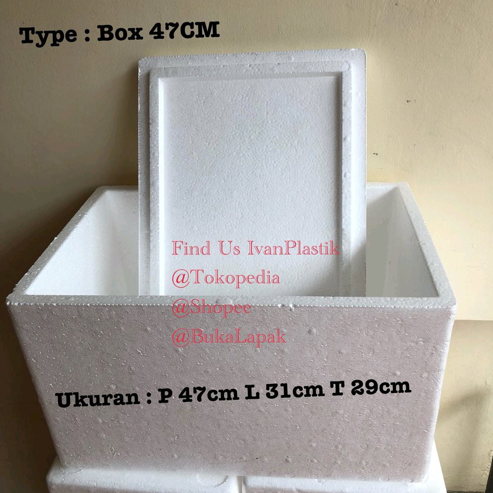 Jual Styrofoam Box Box Pendingin Gabus Uk 47cm Diskon Shopee Indonesia