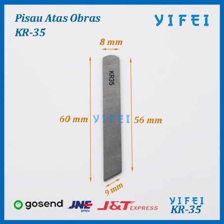 Pisau Bawah Obras 747 YIFEI KR35(JZ)/ Pisau Obras Bawah