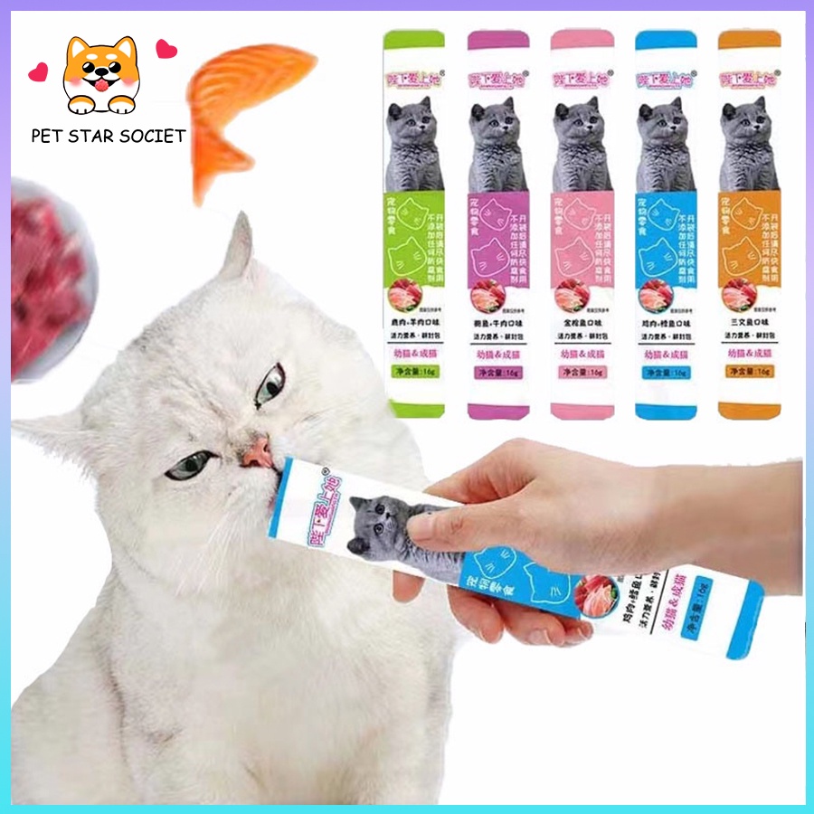 【BIXIA】Cemilan Kucing 16gr-Snack kucing Treats Lezat Basah Murah Grosir &amp; Eceran Pilihan Lengkap