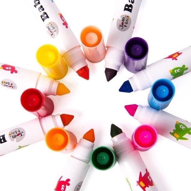 

Promo Spidol Anak Washable Markers Babyroo Import 12 Warna Berkualitas