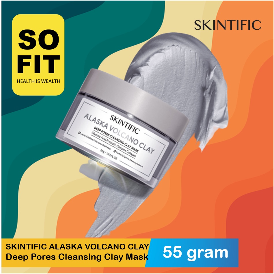 SKINTIFIC Acne Series / Anti Acne Serum / Acne Spot Treatment / Mugwort Anti Pores &amp; Acne Clay Mask / Alaska Volcano Clay Pores Cleansing Mask