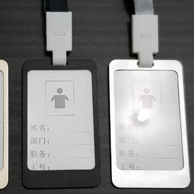 

Id Card Holder / Hang Tag / Name Tag / Gantungan Id Card Stainless - Hitam List Promo
