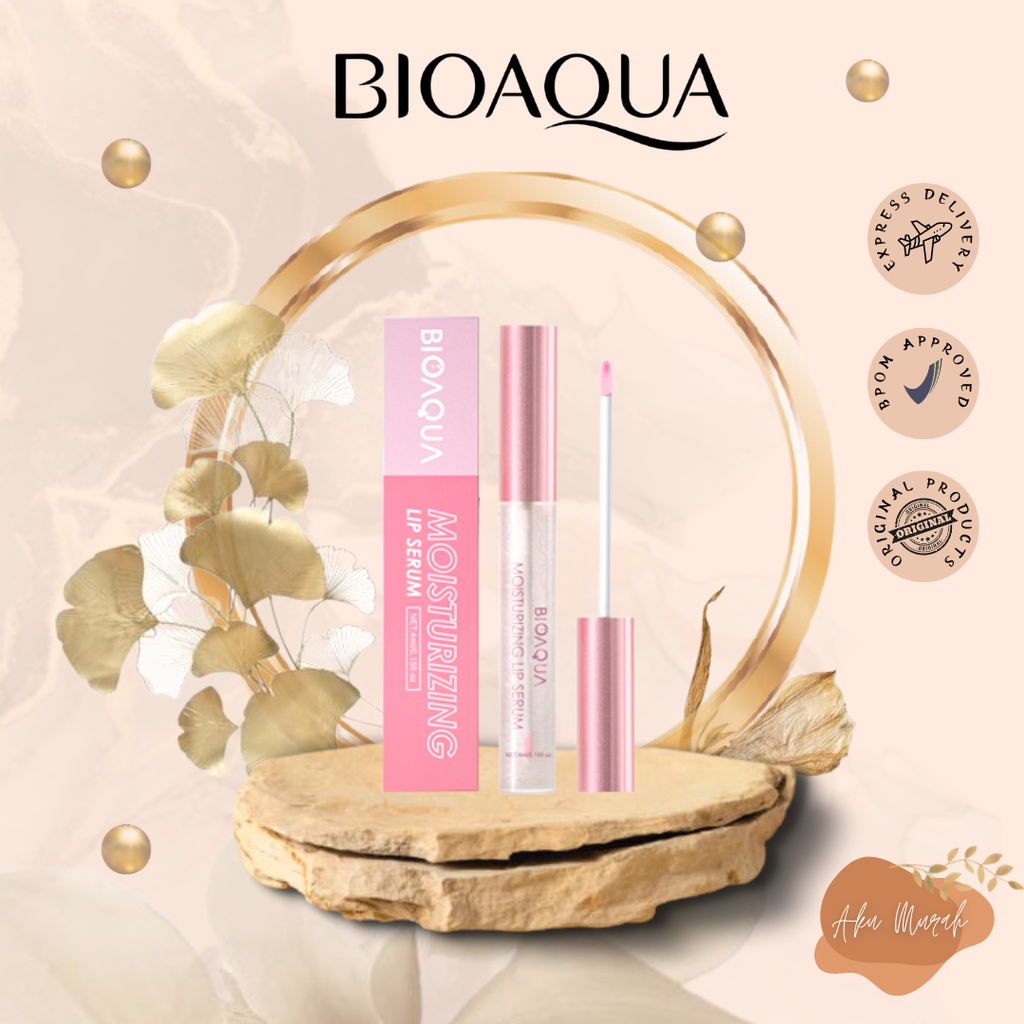 ✨ AKU MURAH ✨ BIOAQUA Lip Serum Moisturizing Pelembab bibir 4ml BPOM