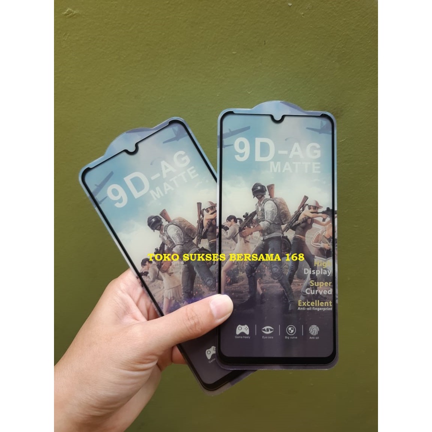 REALME 2 PRO/REALME 3/REALME 3 PRO/REALME 5 PRO TEMPERED GLASS GAMING AG MATTE FULL COVER ANTIMINYAK