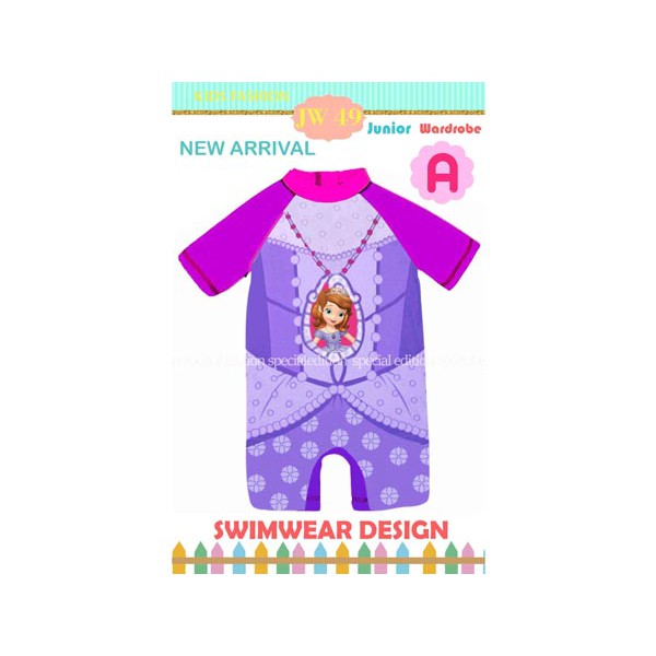 BAJU RENANG SWIMSUIT/SWIMWEAR ANAK PEREMPUAN/CEWEK IMPORT PL3387