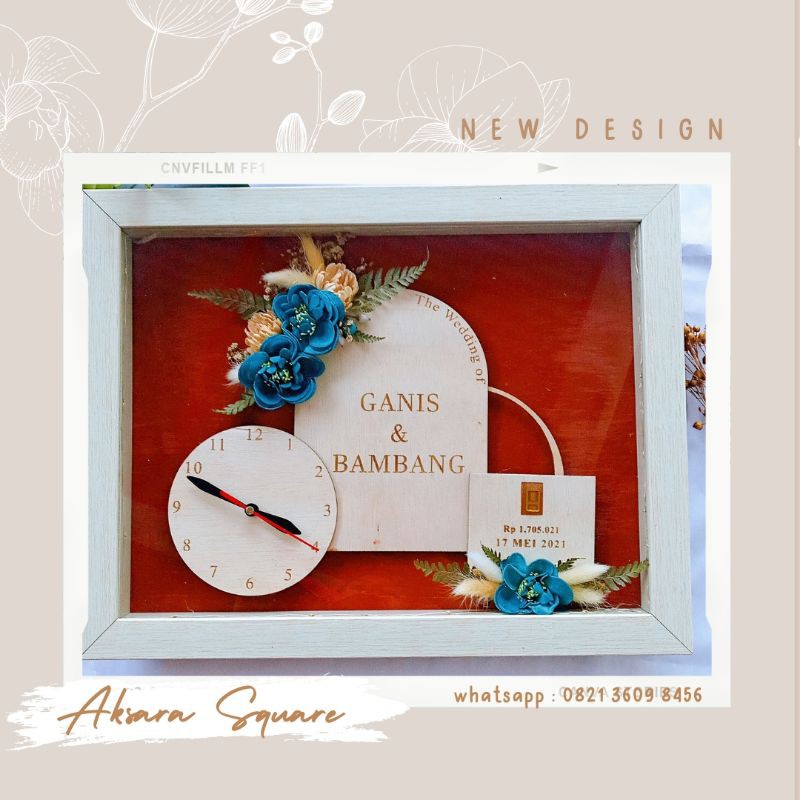 Mahar Pernikahan rustic Minimalis mahar jam