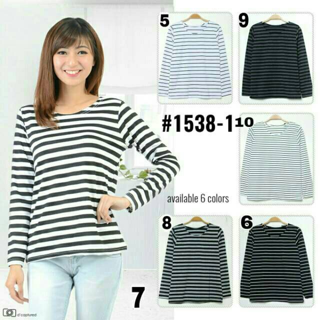 Stevia top L/LENGAN PANJANG/ATASAN WANITA/BAJU MURAH/GROSIR