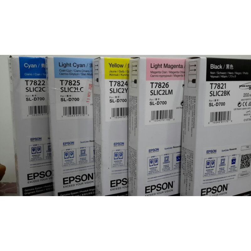 Tinta Epson Ori untuk D700