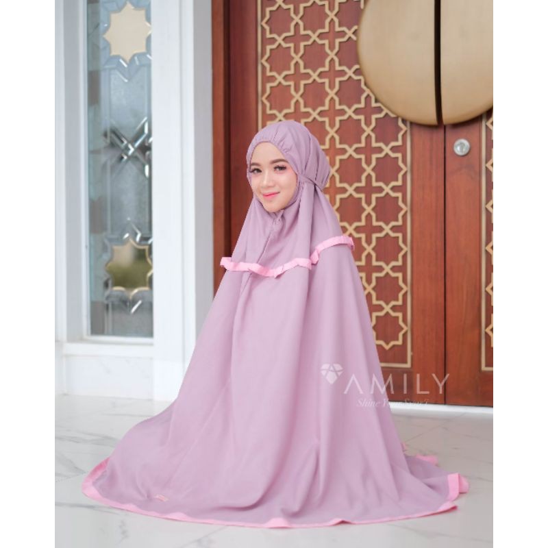 TERBARU  MUKENA SAFAR ORI AMILY HIJAB | MUKENA TRAVELLING POLOS ADEM