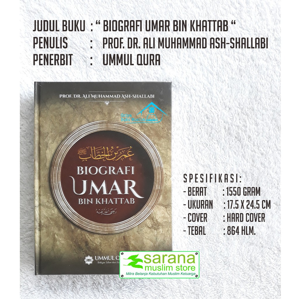 Buku Biografi Umar Bin Khattab