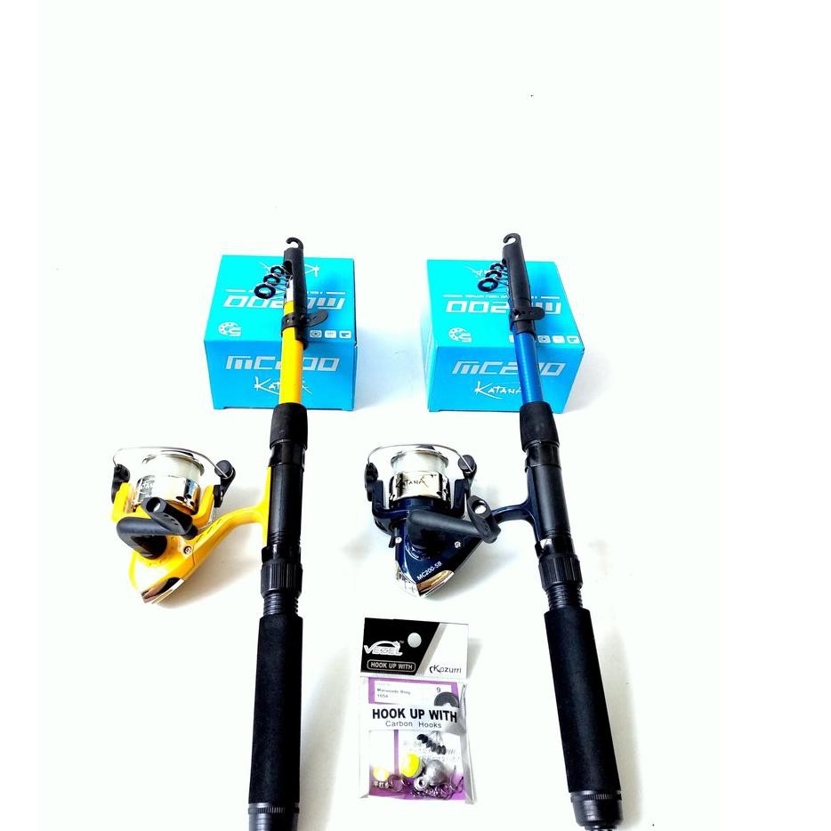 ❇ 2 SET PANCING POWER HANDLE {EXORI}  UNTUK PEMULA DENGAN JORAN ANTENA 150 ➧