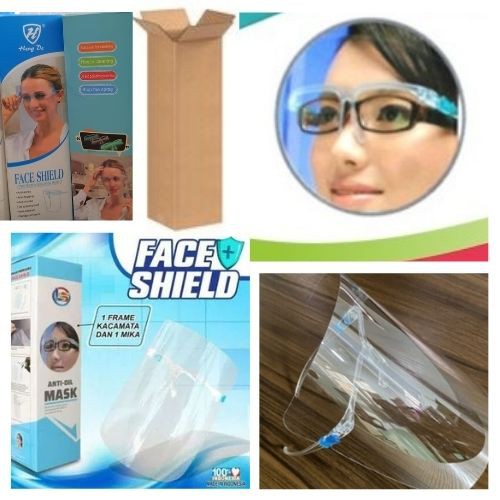 Kacamata Faceshield Nagita Masker Anti Droplet Facemask With Box 117101