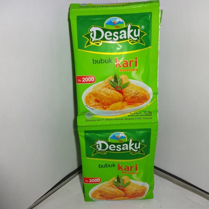 

Langsung Order Desaku Kari 12.5 Gr x 10 Sac Limited