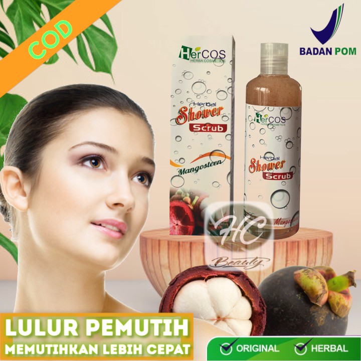 Lulur Mandi Body Scrub Pemutih Kulit Badan Ampuh HERCOS