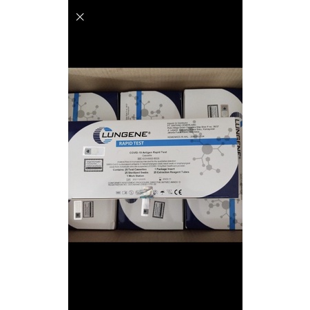 Antigen Lungene Biru Import Swab Biru Hidung AKL kemenkes Murah Swab Antigen Original