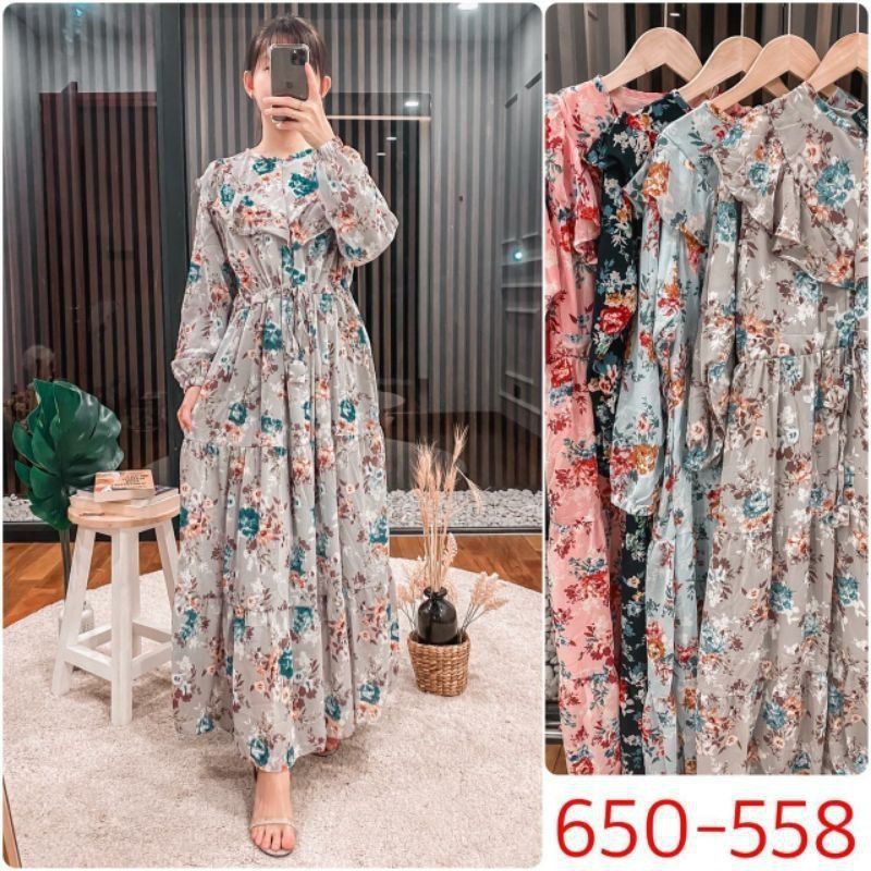 DRESS FULL FURING BY GRATIAS