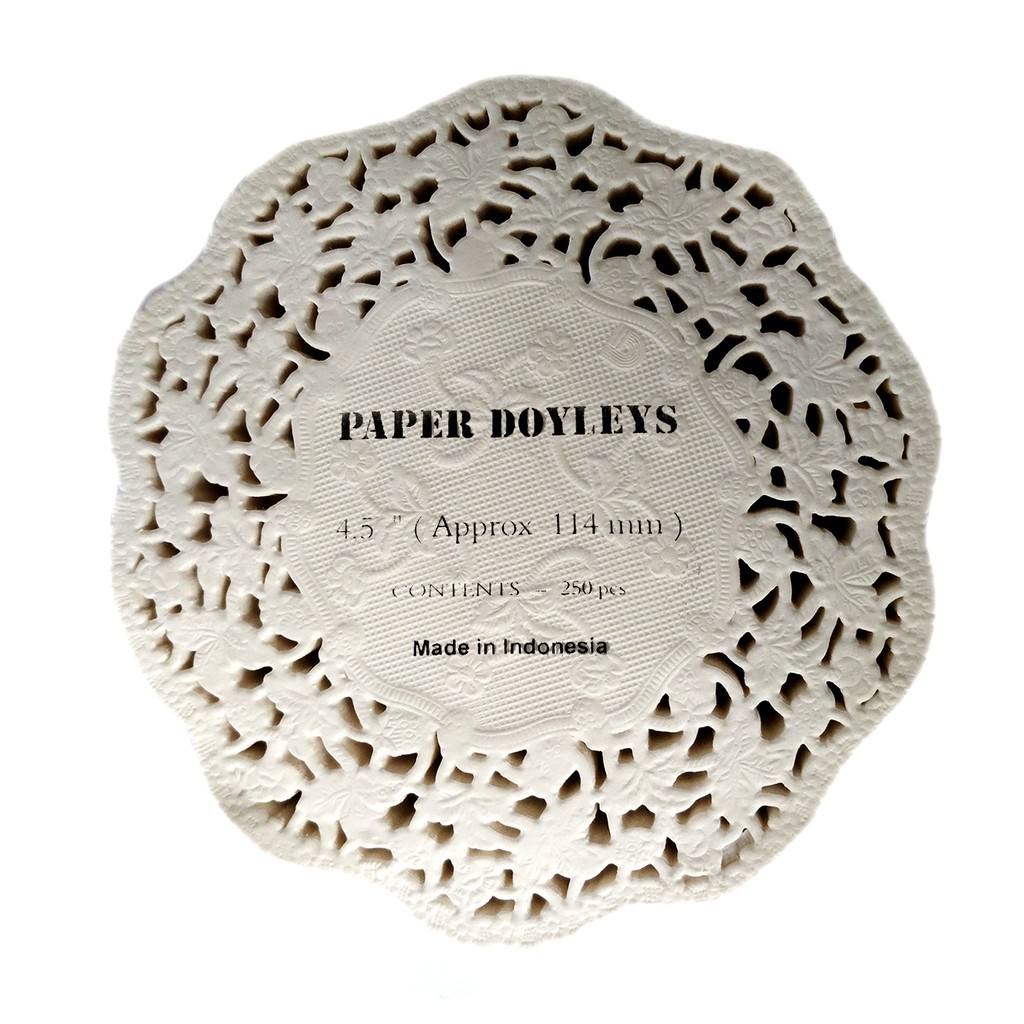 PAPER DOYLEYS PUTIH 4 5 INCH KERTAS RENDA ALAS TOPLES 