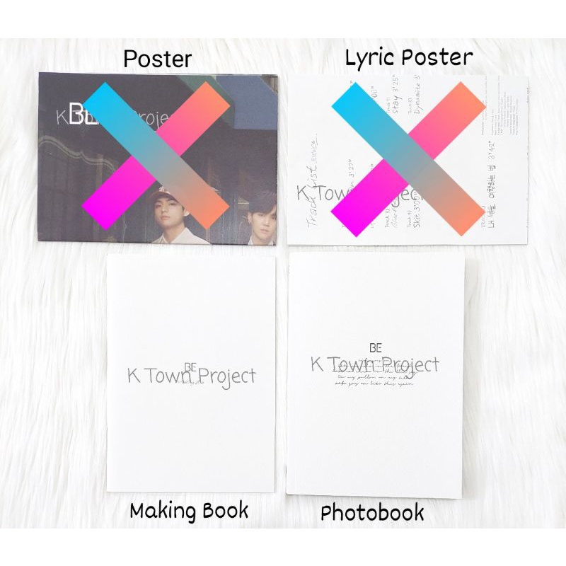 [READY - CLEARANCE SALE] BTS BE DELUXE EDITION ALBUM PHOTOBOOK MAKING BOOK POSTER LYRIC POSTER