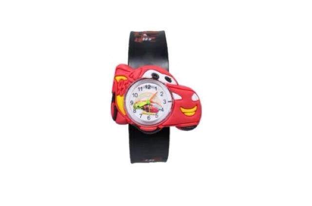 JAM TANGAN ANAK CEPLOK/JEPRET KARAKTER CAR