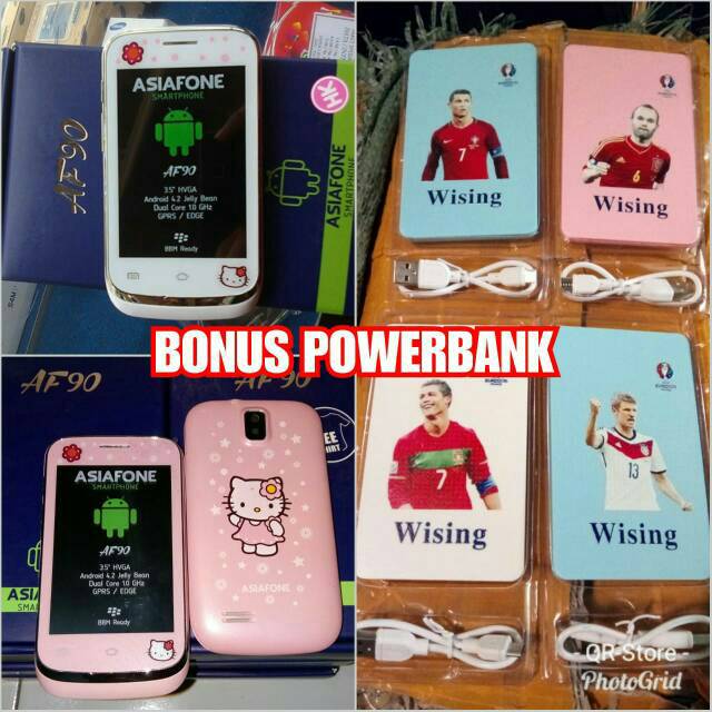 Hp Asiafone AF90 Hello Kitty. Handphone Android murah meriah