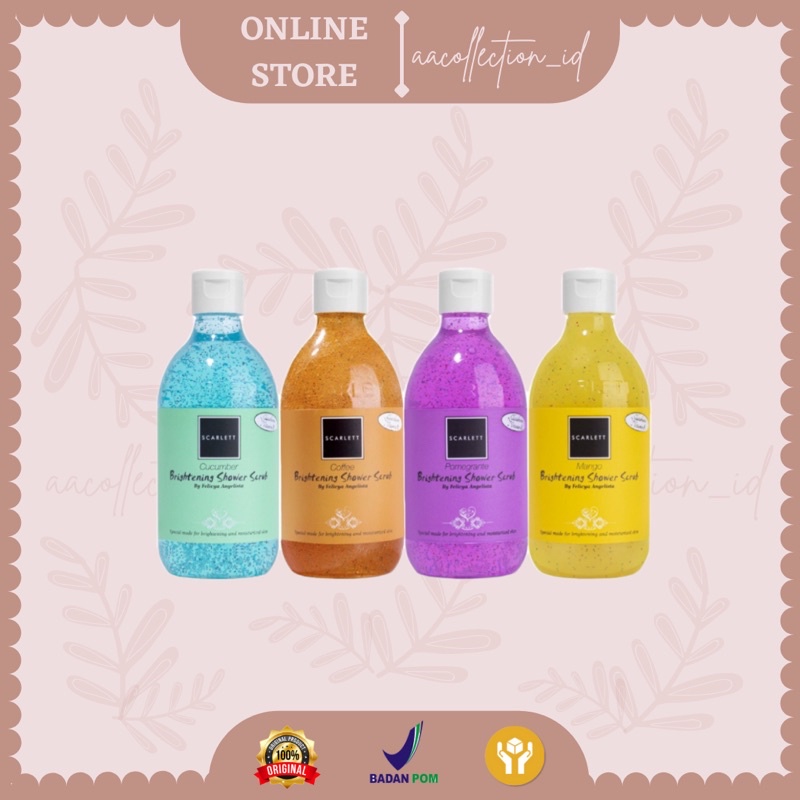 AACO SHOWER SCARLETT WHITENING/SABUN MANDI SCARLETT