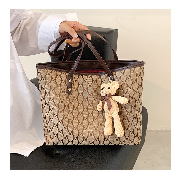 (2Pc Bisa 1Kg)GTBI998875706 New arrival  !!! Tas Tote Bag  Wanita Import Premium +Boneka