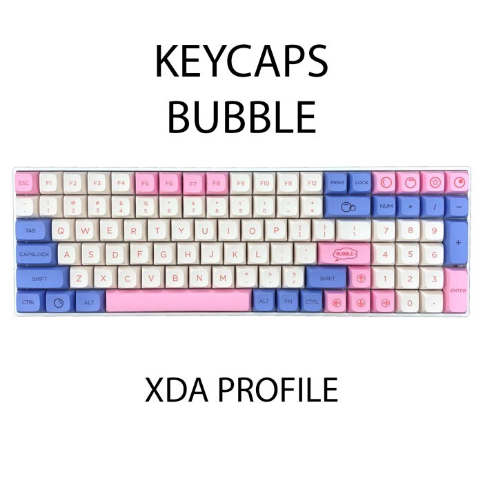 KEYCAPS BUBBLE XDA PROFILE SUBLIM SINGLE SHOT MECHANICAL KEYBOARD