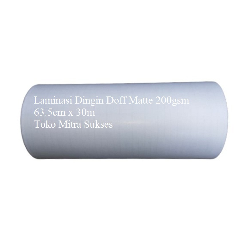 Laminasi Dingin Doff Kulit Jeruk 63.5cm x 30m x 200gsm